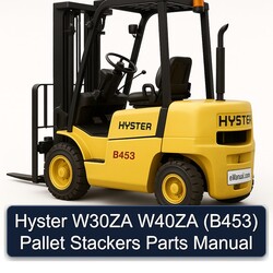 Manual de Piezas para Apiladores Hyster W30ZA y W40ZA (B453)