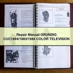1983-1984 Grundig Cuc1894/ / Color Television Service Repair Workshop Manual PDF