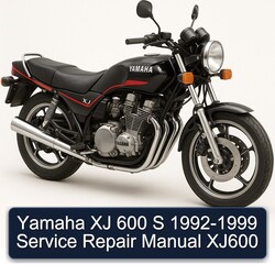 1992-1999 Yamaha XJ Models 600 S - XJ600 Service Repair Workshop Manual PDF