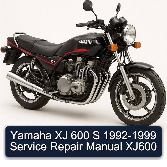 1992-1999 Yamaha XJ Models 600 S - XJ600 Service Repair Workshop Manual PDF