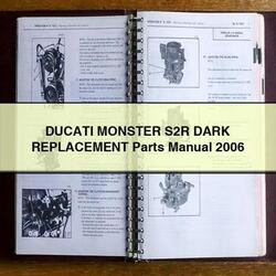 2006 Ducati Monster S2R Dark Replacement Parts Catalog PDF