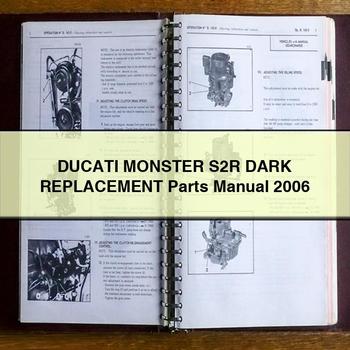 2006 Ducati Monster S2R Dark Replacement Parts Catalog PDF