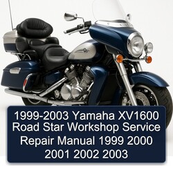 1999-2003 Yamaha AG200 XV1600 Road Star Service Repair Workshop Manual PDF