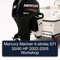 2002-2005 Mercury Mariner 4-stroke EFI 30/40 HP Service Repair Workshop Manual PDF