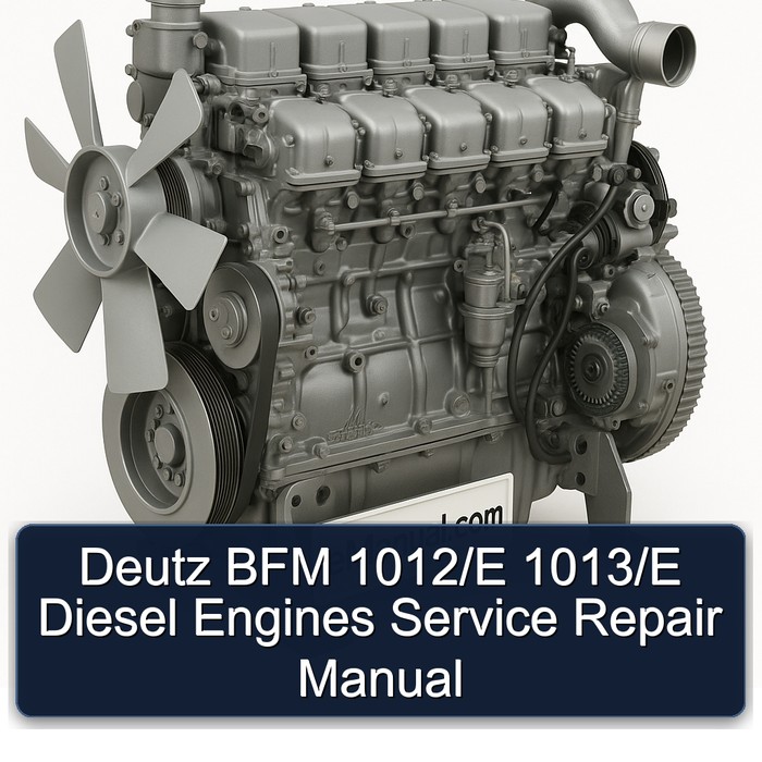 Deutz 1012 BFM /e 1013/e Diesel Engines Service Repair Workshop Manual PDF