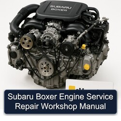 Subaru Boxer Engine Service Repair Workshop Manual PDF