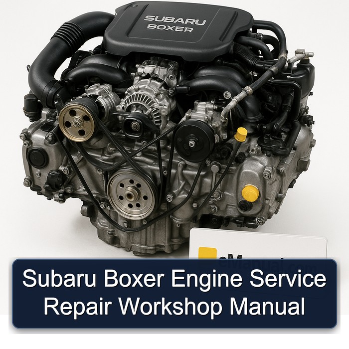 Subaru Boxer Engine Service Repair Workshop Manual PDF