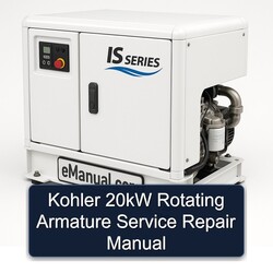 Kohler 20KW Rotating Armature Service Repair Workshop Manual PDF