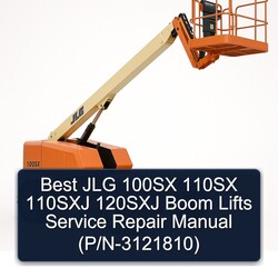 Best JLG 100SX 110SX 110SXJ 120SXJ Boom Lifts (p/n-3121810) Service Repair Workshop Manual PDF
