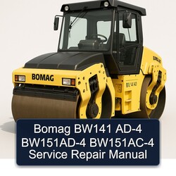 Bomag BW141 AD-4 Bw151ad-4 Bw151ac-4 Service Repair Workshop Manual PDF