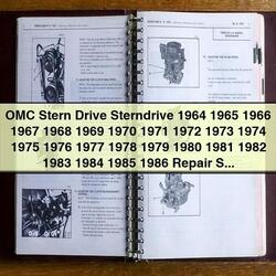 1964-1986 OMC Stern Drive Sterndrive Service Repair Workshop Manual PDF