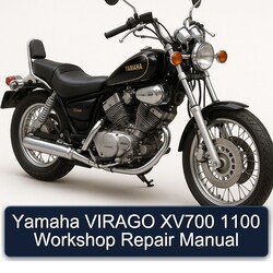 Yamaha Virago XV700 1100 Service Repair Workshop Manual PDF