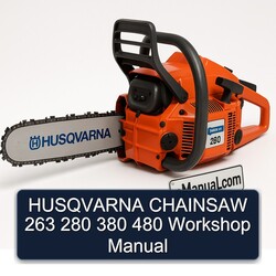 Husqvarna Chainsaw 263 280 380 480 Service Repair Workshop Manual PDF