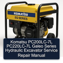 Komatsu Pc200lc-7l Pc220lc-7l Galeo Series Hydraulic Excavator Service Repair Workshop Manual PDF