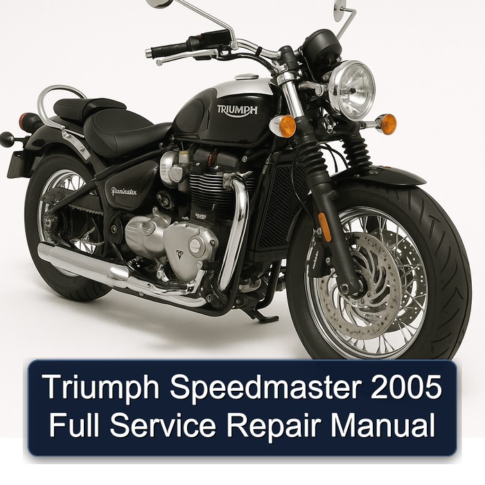 2005 Triumph Speedmaster Service Repair Workshop Manual PDF