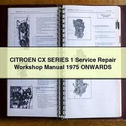 1975 Citroen CX Series 1 Onwards Service Repair Workshop Manual PDF