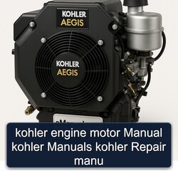 Kohler Aegis Series Engine Motor Manu Service Repair Workshop Manual PDF