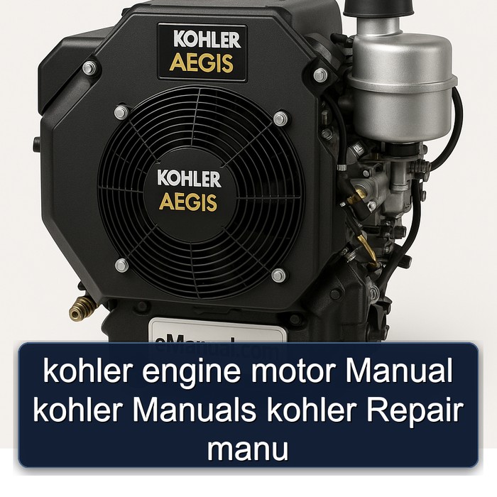 Kohler Aegis Series Engine Motor Manu Service Repair Workshop Manual PDF