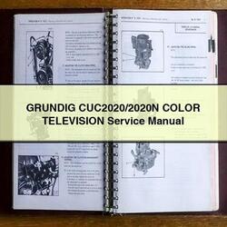 Grundig Cuc2020/2020n Color Television Service Repair Workshop Manual PDF