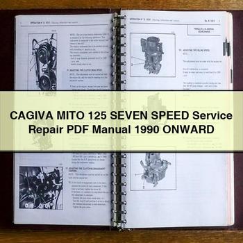 1990 Cagiva Mito 125 Seven Speed Onward Service Repair Workshop Manual PDF