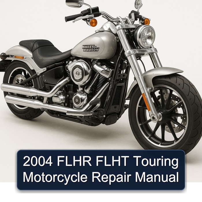 2004 Harley Davidson Touring Flhr Flht Motorcycle Service Repair Workshop Manual PDF