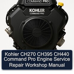 Kohler Command Pro Models CH270 CH395 CH440 Engine Service Repair Workshop Manual PDF