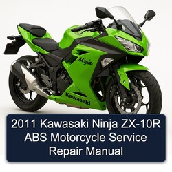 2011 Kawasaki Ninja ZX-10R ABS Motorcycle Service Repair Workshop Manual PDF