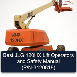 Best JLG 120HX Lift Operators Safety (p/n-3120818) Service Repair Workshop Manual PDF