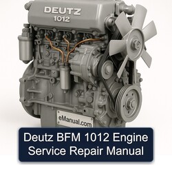 Deutz 1012 BFM Engine Service Repair Workshop Manual PDF
