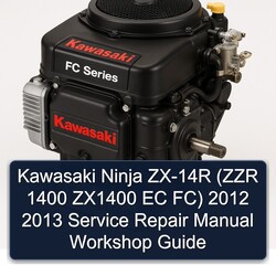 2012-2013 Kawasaki Ninja ZX-14R (zzr 1400 ZX1400 EC Fc) Service Repair Workshop Manual PDF