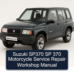 Suzuki SP Series SP370 370 Motorcycle Service Repair Workshop Manual PDF