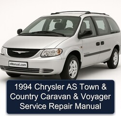 1994 Chrysler AS Town Country Caravan Voyager Service Repair Workshop Manual PDF