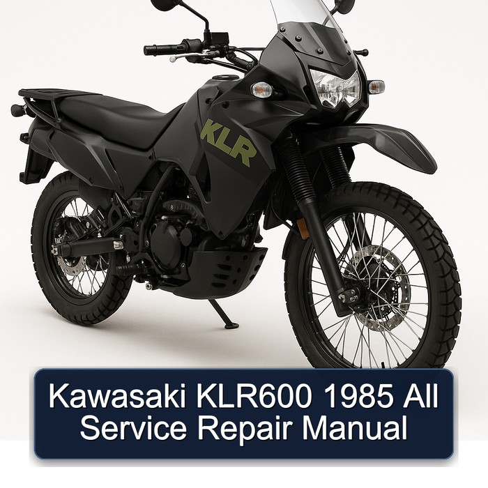 1985 Kawasaki KLR Series KLR600 All Service Repair Workshop Manual PDF