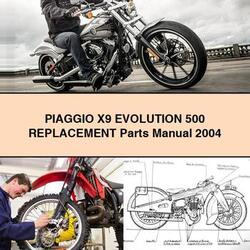 2004 Piaggio X Series X9 Evolution 500 Replacement Parts Catalog PDF