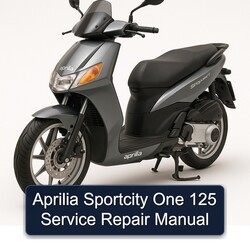 Aprilia Sportcity One 125 Service Repair Workshop Manual PDF