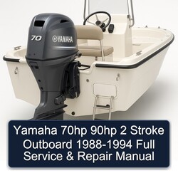 1988-1994 Yamaha 70HP 90HP 2 Stroke Outboard Service Repair Workshop Manual PDF
