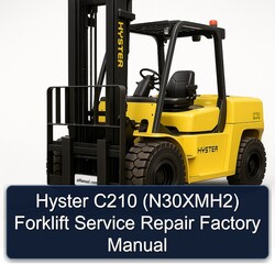 Hyster C210 (N30XMH2) Forklift N30XMH2 Service Repair Workshop Manual PDF