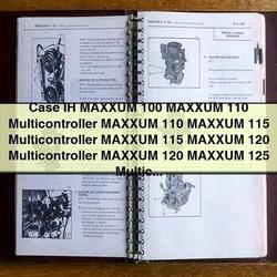 Case IH Maxxum 100, 110, 115, 120, 125 Multicontroller Tractor Service Repair Workshop Manual PDF