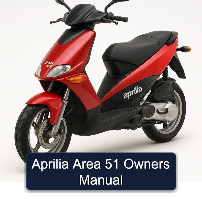 Aprilia Area 51 Owners Owner's Manual PDF