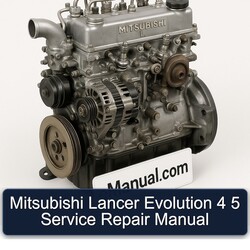 Mitsubishi Lancer Evolution 4-5 Service-Reparaturanleitung