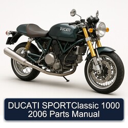 2006 Ducati Sportclassic 1000 Parts Catalog PDF