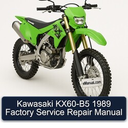 1989 Kawasaki KX Series KX60-B5 Service Repair Workshop Manual PDF