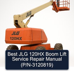 Best JLG 120HX Boom Lift (p/n-3120819) Service Repair Workshop Manual PDF
