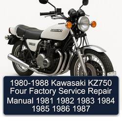 1980-1988 Kawasaki KZ Series KZ750 Four Service Repair Workshop Manual PDF