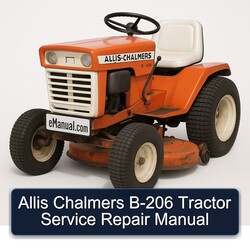 Allis Chalmers B-206 Tractor Service Repair Workshop Manual PDF
