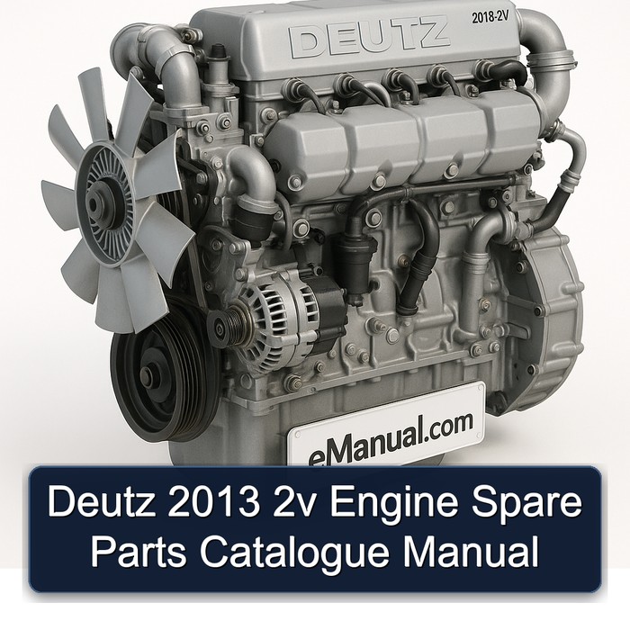 2013 Deutz 2V Engine Spare Parts Catalog PDF