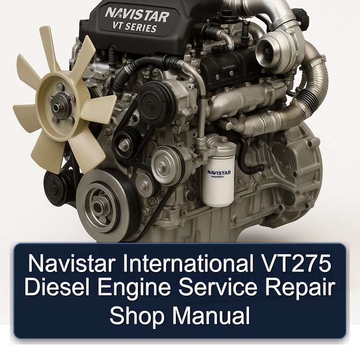 Navistar International VT275 Diesel Engine Shop Service Repair Workshop Manual PDF