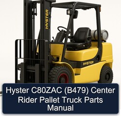 Hyster C80ZAC (B479) Center Rider Pallet Truck Parts Catalog PDF