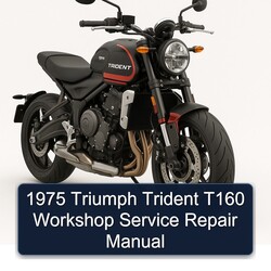1975 Triumph Trident T160 Service Repair Workshop Manual PDF