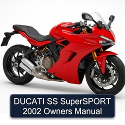 2002 Ducati Supersport SS Owners Owner's Manual PDF